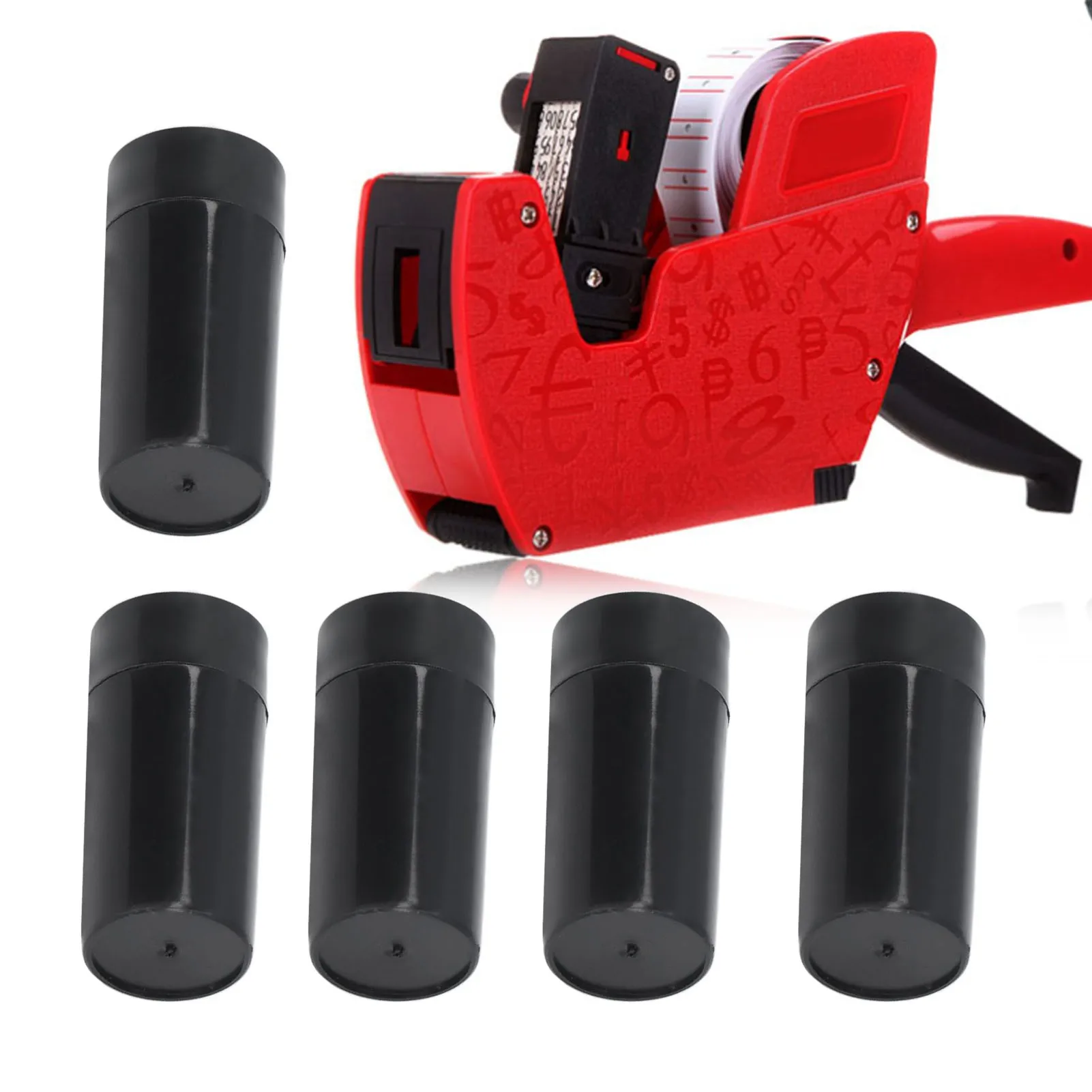 5Pcs Tinte Rolle Nachfüllen Tinte Roller Patrone für MX5500 Etikettierung Tinte Rolle Label Tinte Rolle Rolle Patrone 20mm Zubehör Set Kit Image