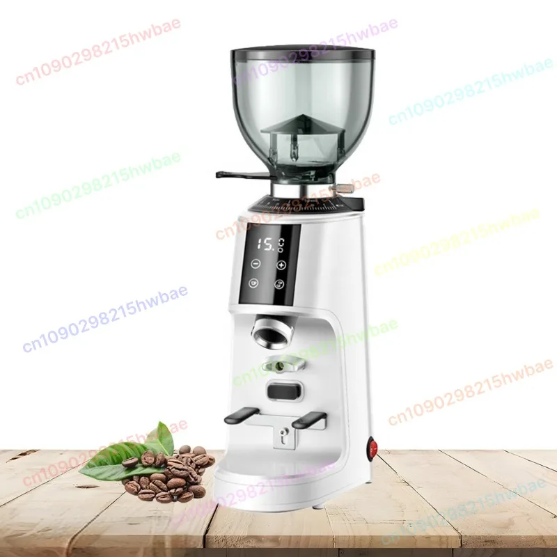 Elektrische Kaffeemühle für den gewerblichen Heimgebrauch mit Edelstahlklingen, verstellbaren Mahlzeinstellungen Image