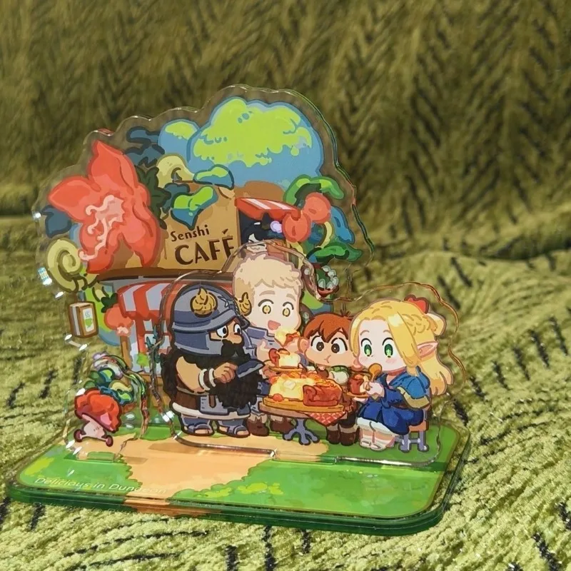 Delicious in Dungeon Acryl Standfigur Falin Touden ‌ Marcille Anime Peripheral Cartoon Kreativität Desktop Ornament Sammeln Image