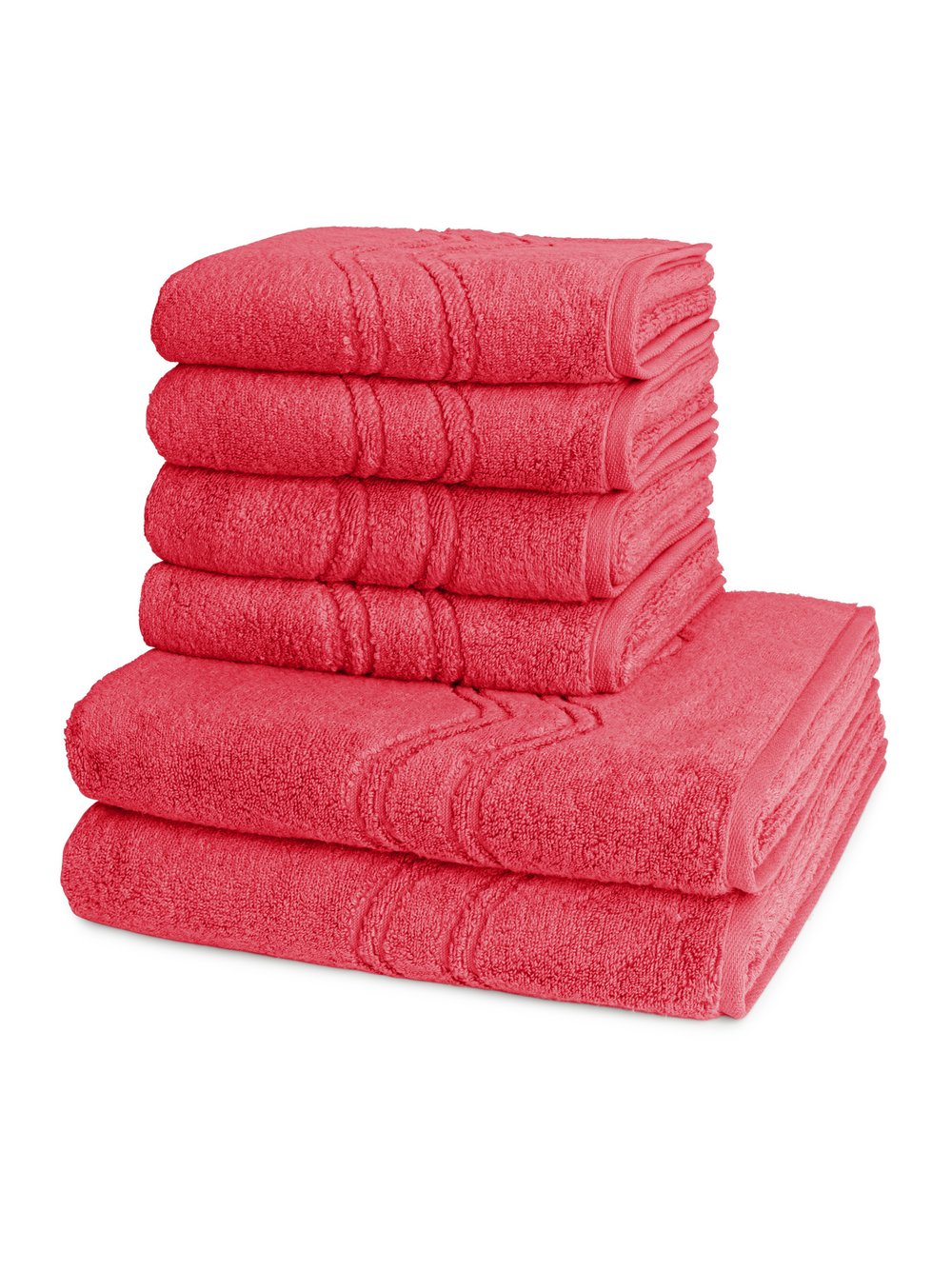 Ross Handtuchset 6-teilig Damen rot, ONE SIZE Image