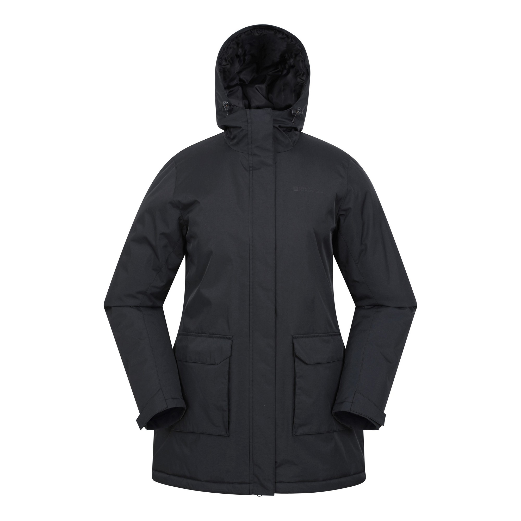 Mountain Warehouse - "Ranger" Parka Wattiert für Damen (Schwarz) Image
