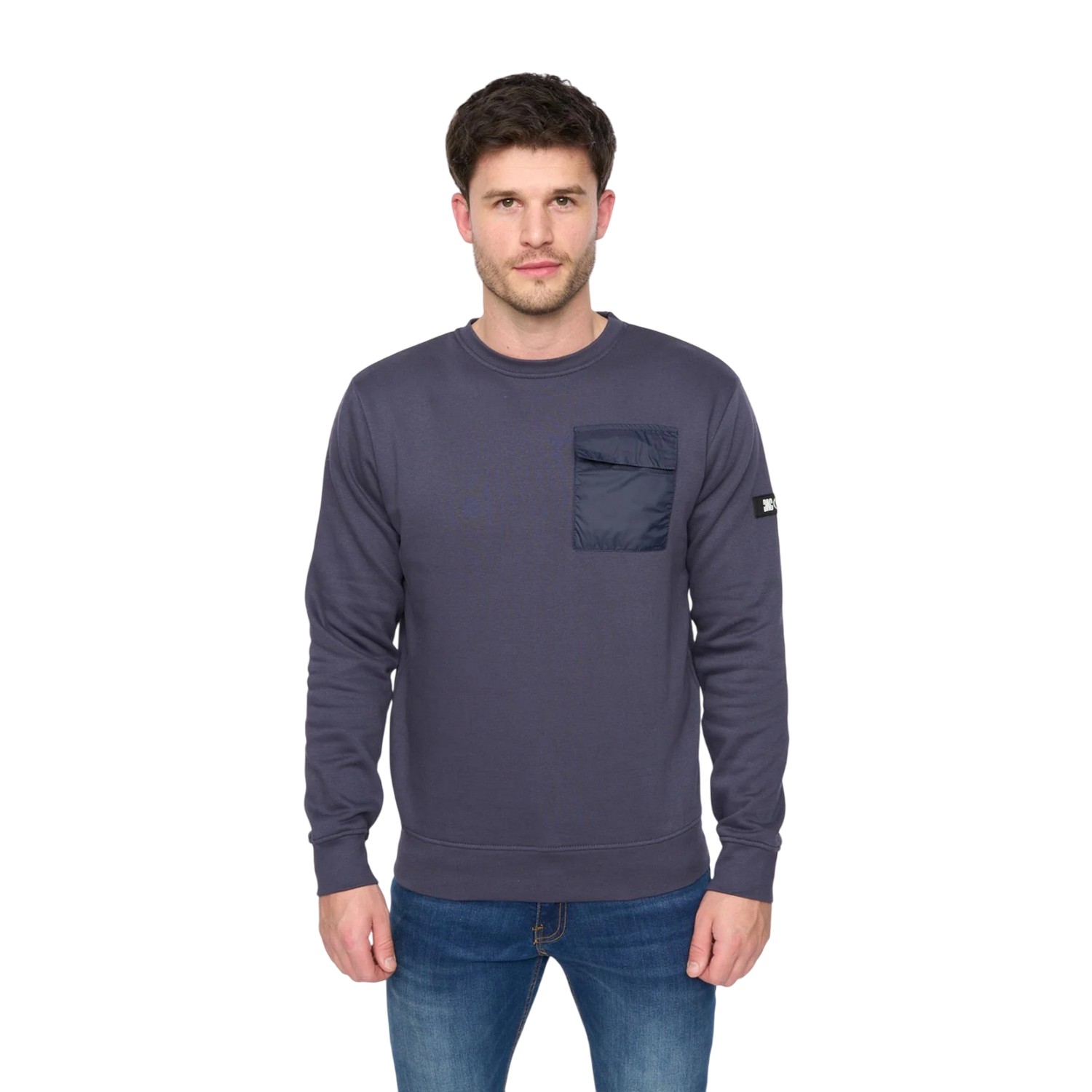 Duck and Cover - "Trentforth" Sweatshirt Rundhalsausschnitt für Herren (Dunkel-Marineblau) Image