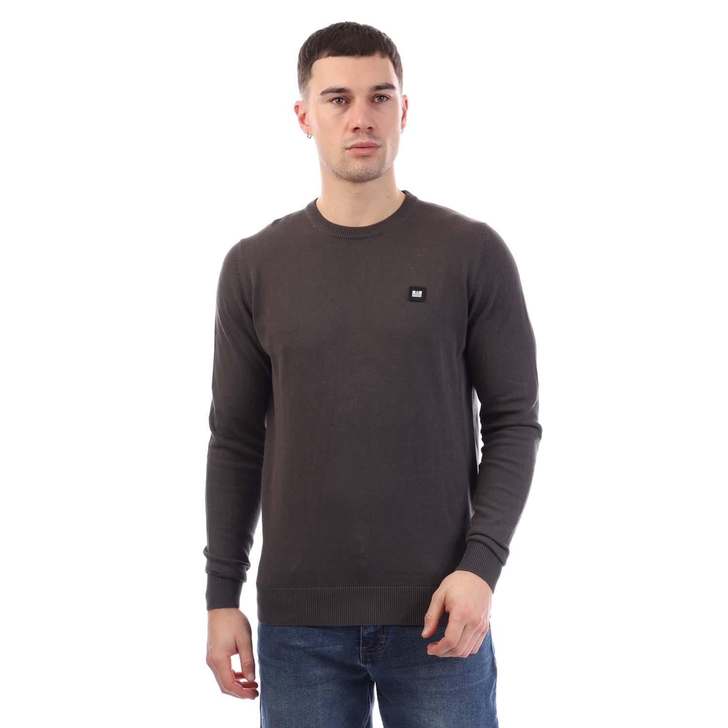 Weekend Offender - "Argentina" Sweatshirt für Herren, Rundhalsausschnitt, Baumwolle (Holzkohle) Image