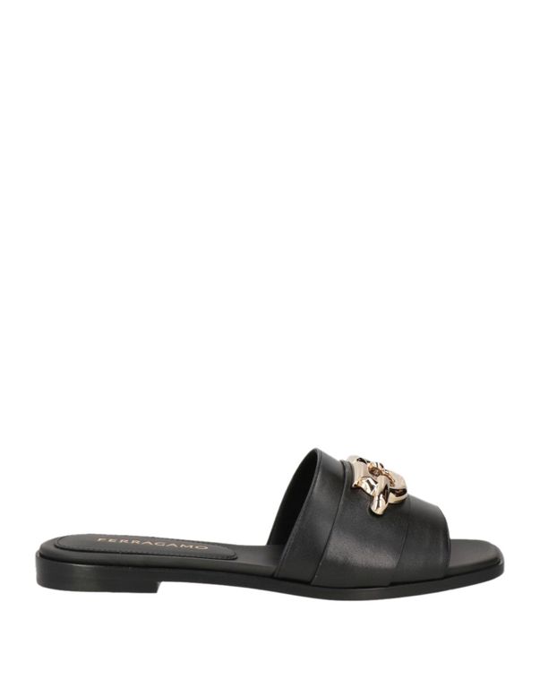 Sandals - Black - Ferragamo Flats