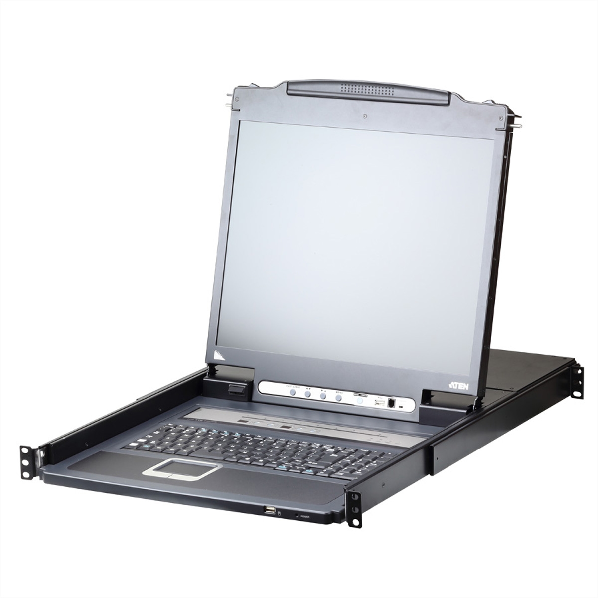 ATEN CL5708iM LCD KVM Switch Over IP, USB-PS/2,VGA , 8-Ports, CH-Layout