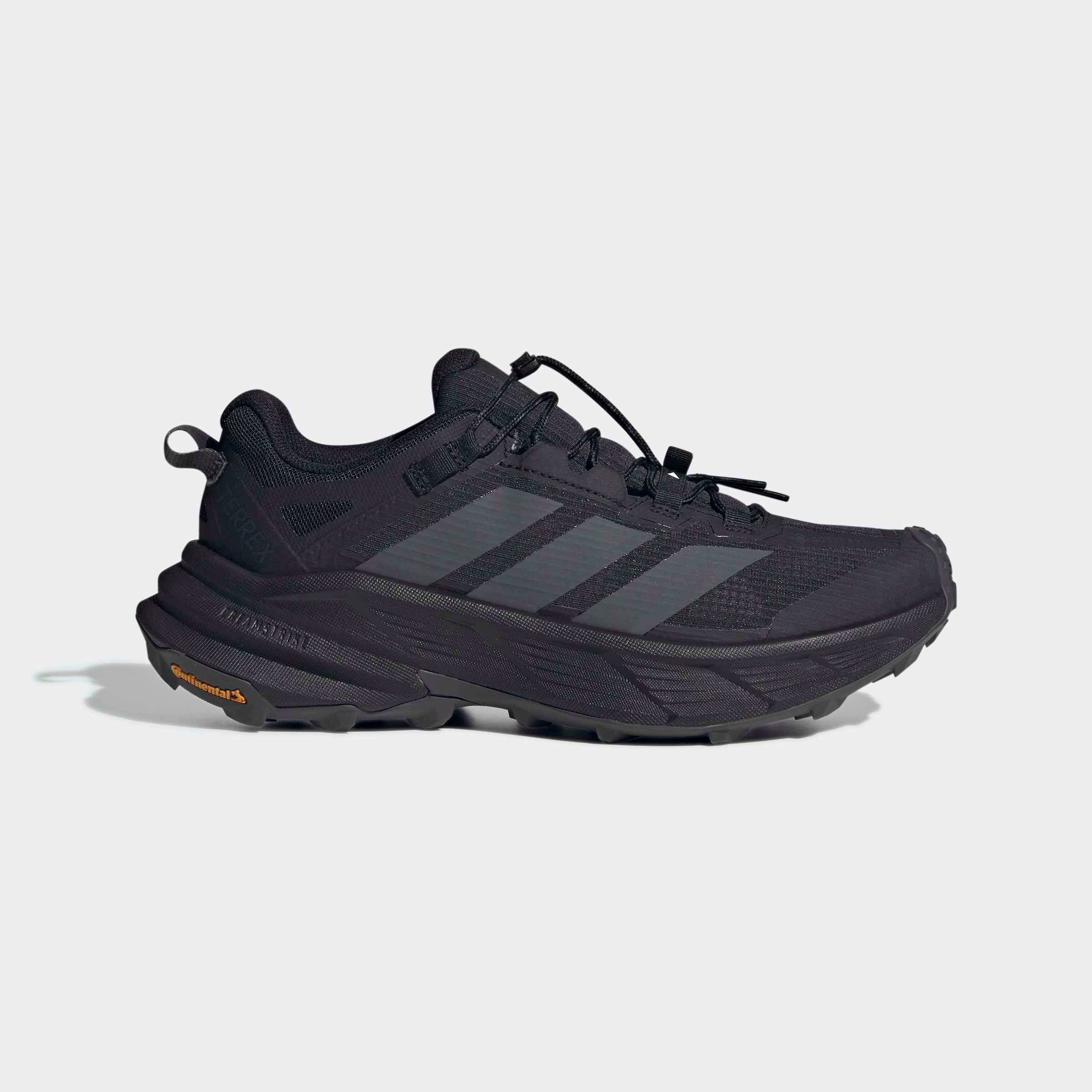 Wanderschuh ADIDAS TERREX "TERREX FREEHIKER SL GORE-TEX", Damen, Gr. 46, core schwarz, grau six, grau six, Textil, Schuhe Wanderschuh