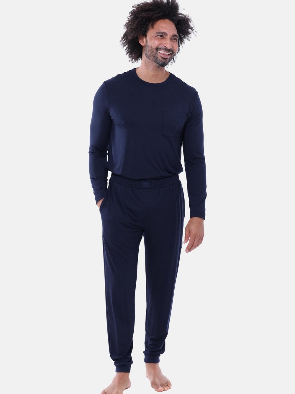 Mey Schlafanzug Herren denim, L Image