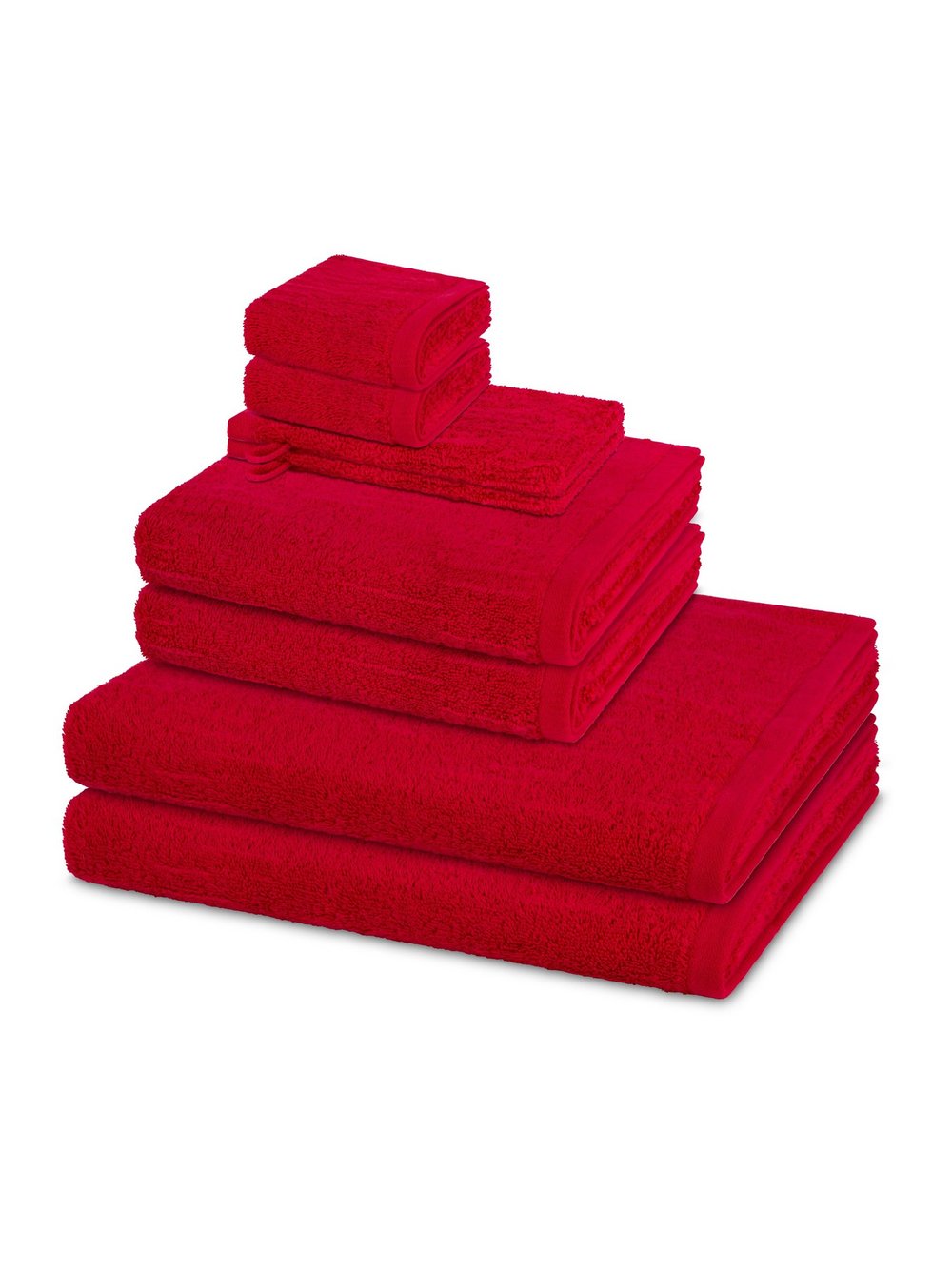 Ross Handtuchset 8-teilig Damen rot, ONE SIZE Image