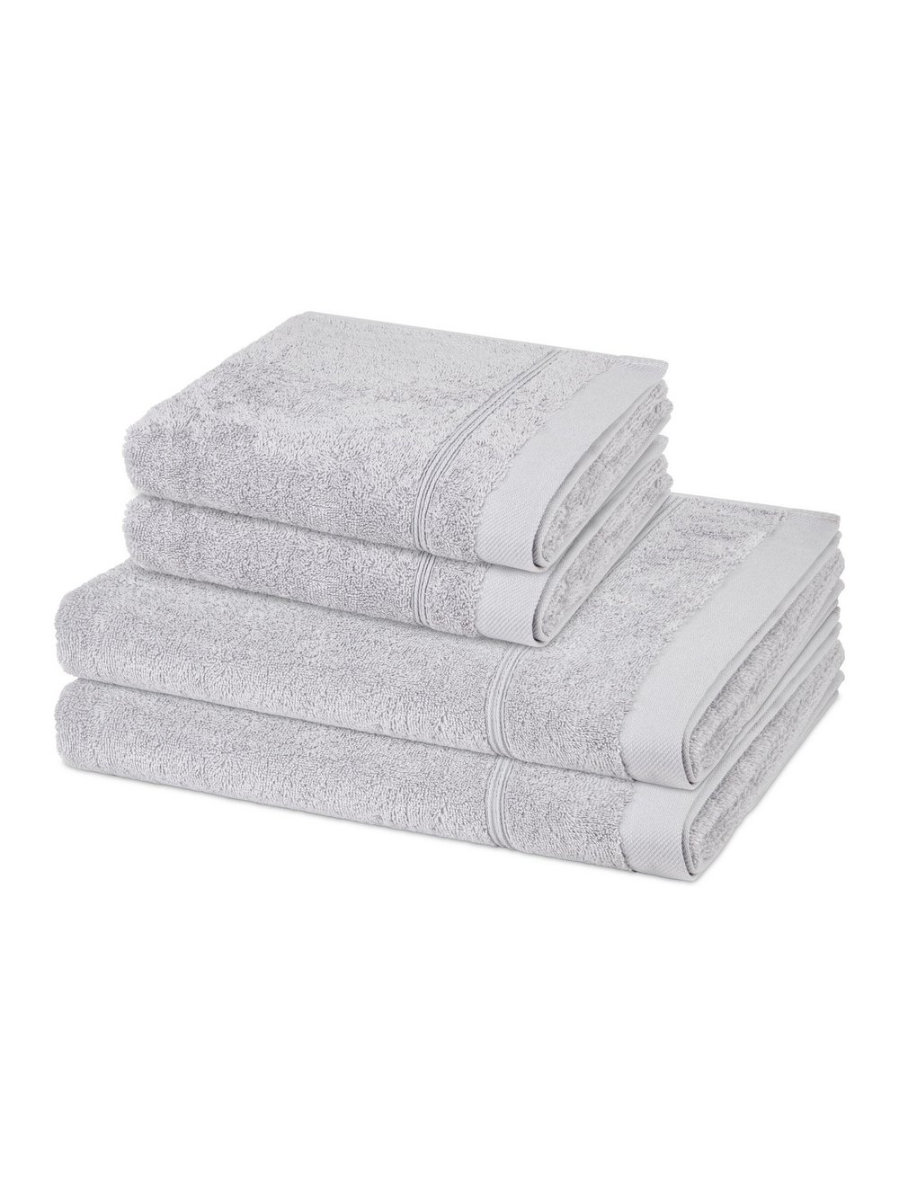 Ross Handtuchset 2-teilig Damen hellgrau, ONE SIZE Image