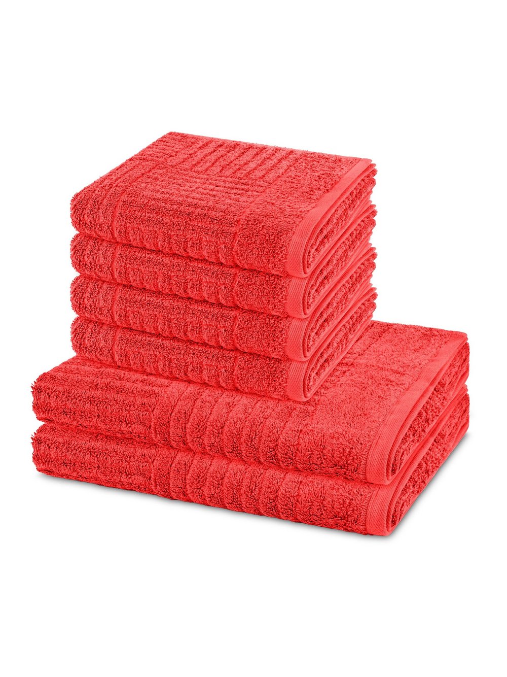Ross Handtuchset 6-teilig Damen rot, ONE SIZE Image