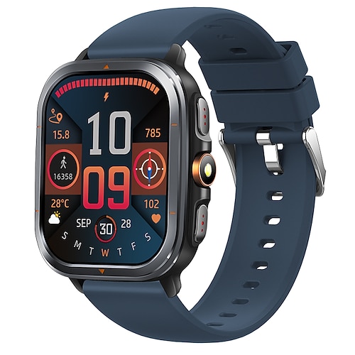 Neue Outdoor-Smartwatch für Herren mit 450-mAh-Akku, GPS, Kompass, Höhenmesser, Barometer, wasserdicht, Bluetooth-Anruffunktion, 2025