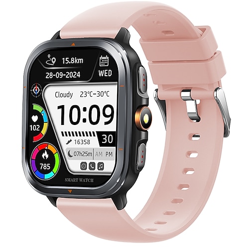 Neue Outdoor-Smartwatch für Herren mit 450-mAh-Akku, GPS, Kompass, Höhenmesser, Barometer, wasserdicht, Bluetooth-Anruffunktion, 2025