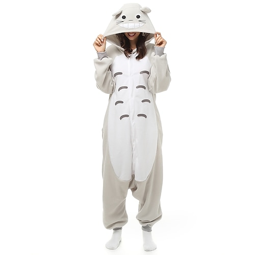 Karnevalskostüm 2026 Tier Zeichentrick Karneval Kigurumi-Pyjamas Ausgefallene Kostüme Onesie-Kostüm Warm Lustiges Kostüm Bequem Erwachsene Unisex Männer und Frauen Weihnachten Halloween Karneval Image