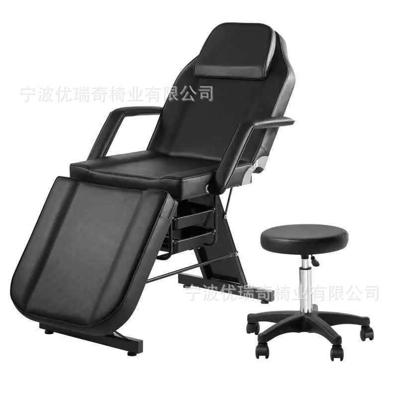 Schönheitsbett Massagestuhl Schönheitssalon Spezialbett Augenbrauenmassagesofa Wimpernbett Elektrisches Massagesofa Verstellbar Image