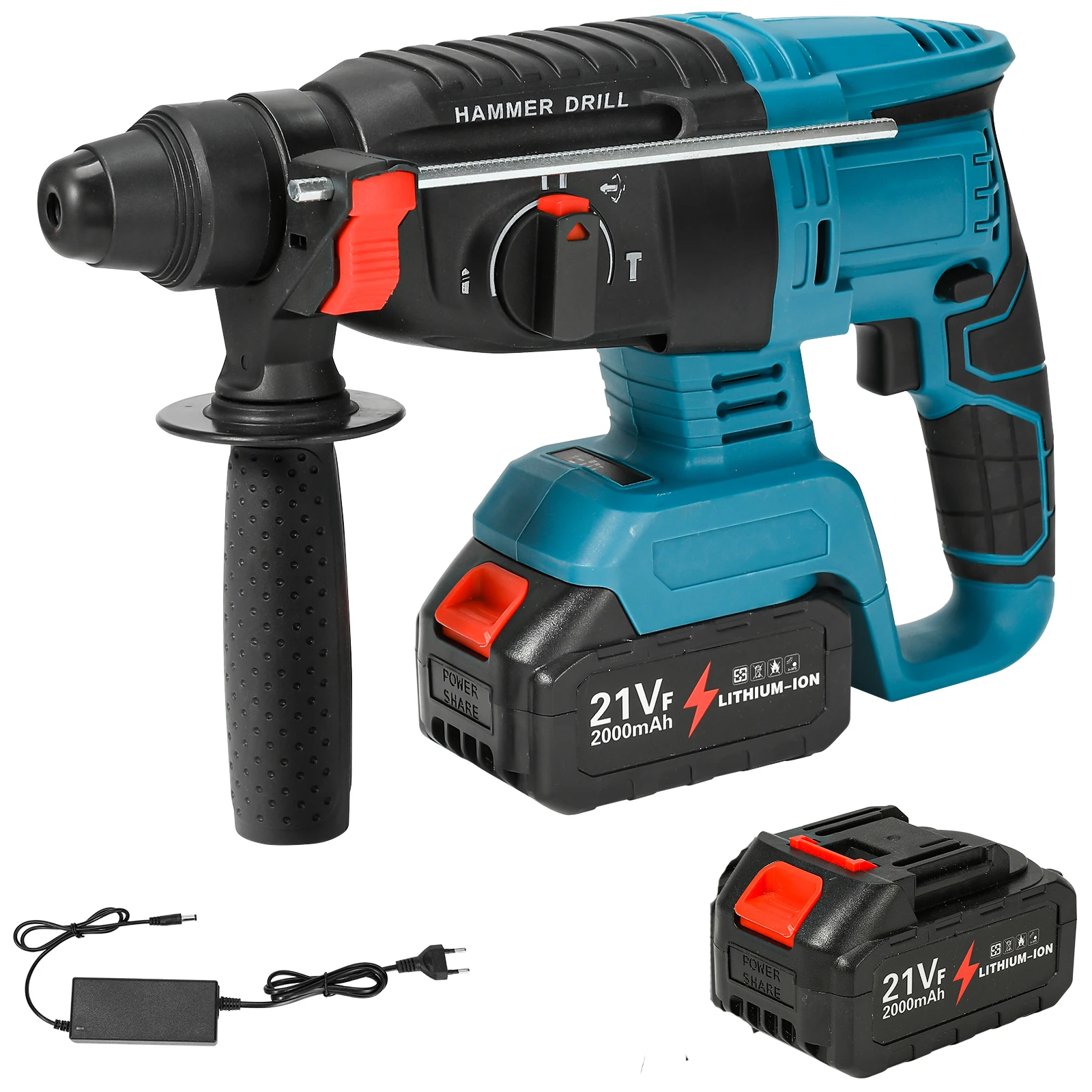 Trapano a percussione elettrico senza spazzole da 26 mm Trapano a percussione rotante multifunzionale Strumento per trapano a percussione a batteria per batteria Makita 18V