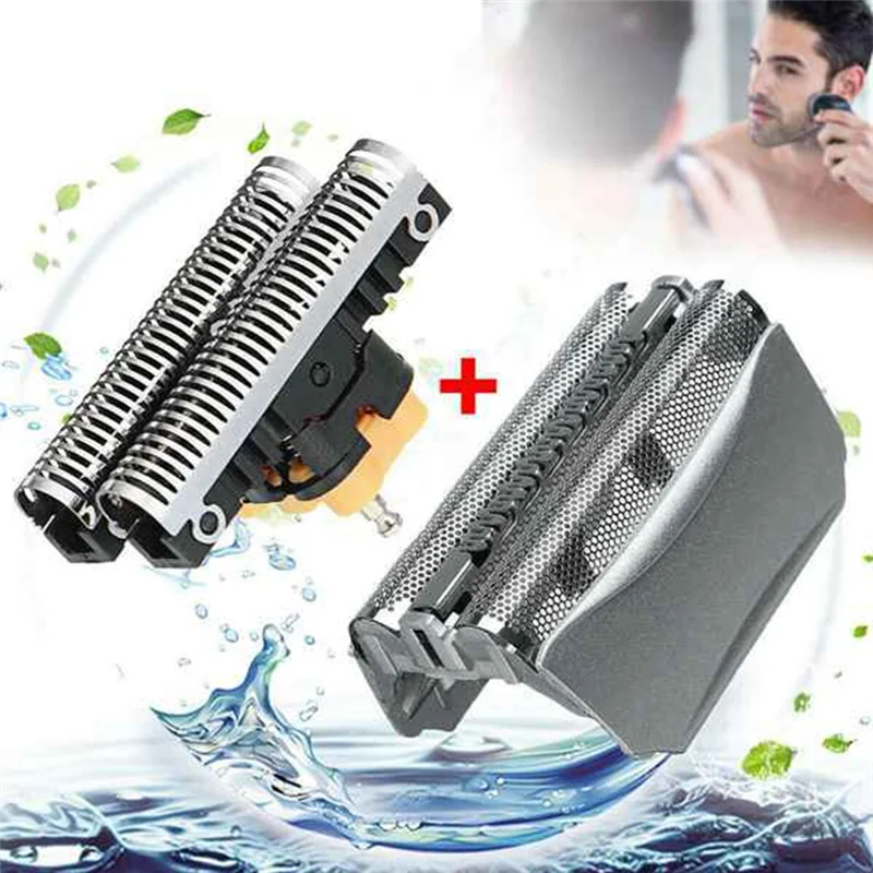 AT63-Combi Pack 51S Ersatzklinge + Scherkopf für Braun Series 5 8000 Rasierer 5643 5758 8970 Image