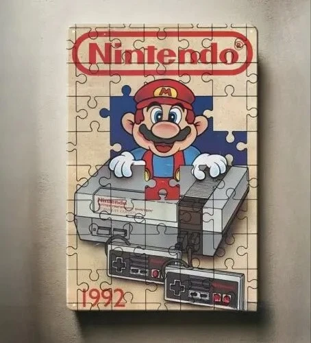 1 Stück, Nintendo Nes – Videospiel-Metallplakat – Sammelschild ()