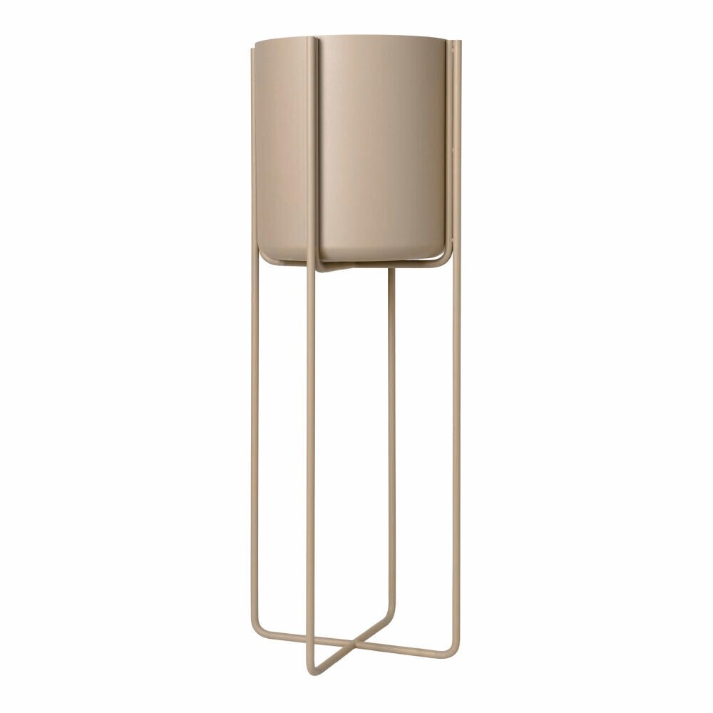 Blomus Pflanzgefäß mit Gestell KENA, Blumentopf, Pflanztopf, Stahl pulverbeschichtet, nomad, 66019 Image