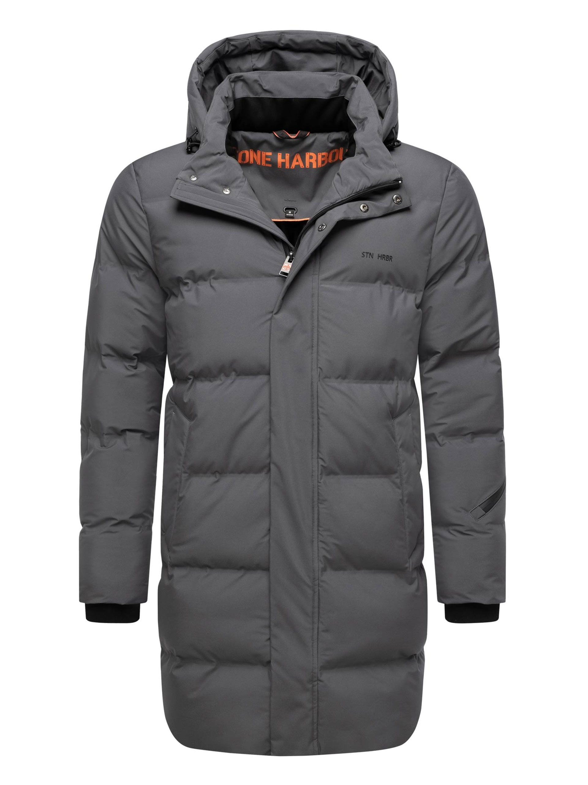 Stone Harbour Herren Wintermantel Thadeek mit abnehmbarer Kapuze & Magnettaschen Image