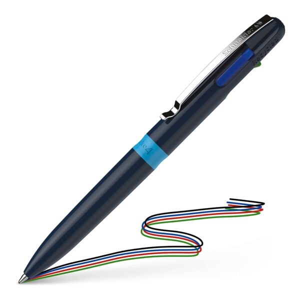 Schneider Vierfarb-Kugelschreiber »Take 4« dunkelblau Image