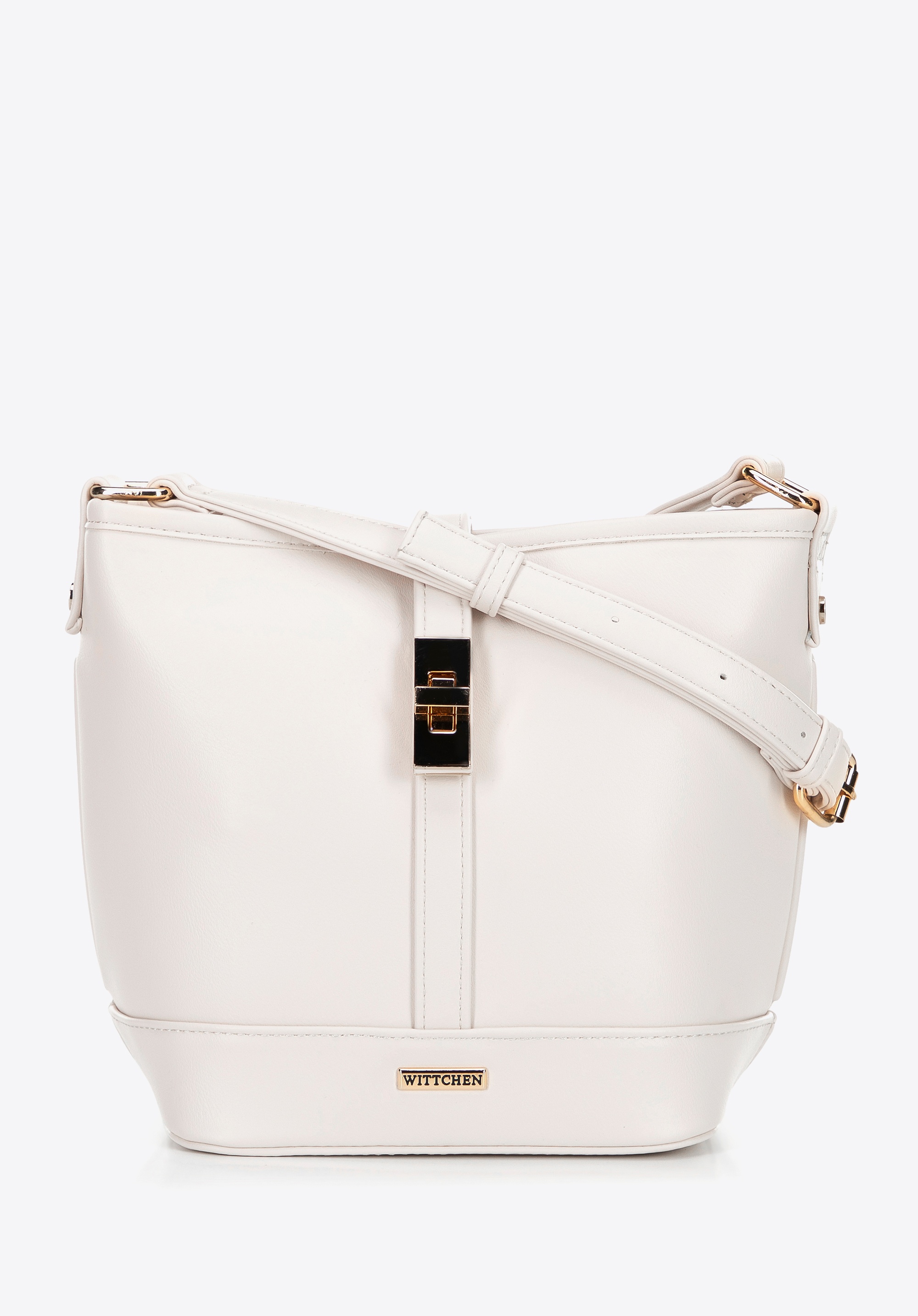 Wittchen Damen-Beuteltasche aus cremefarbenem Kunstleder Image