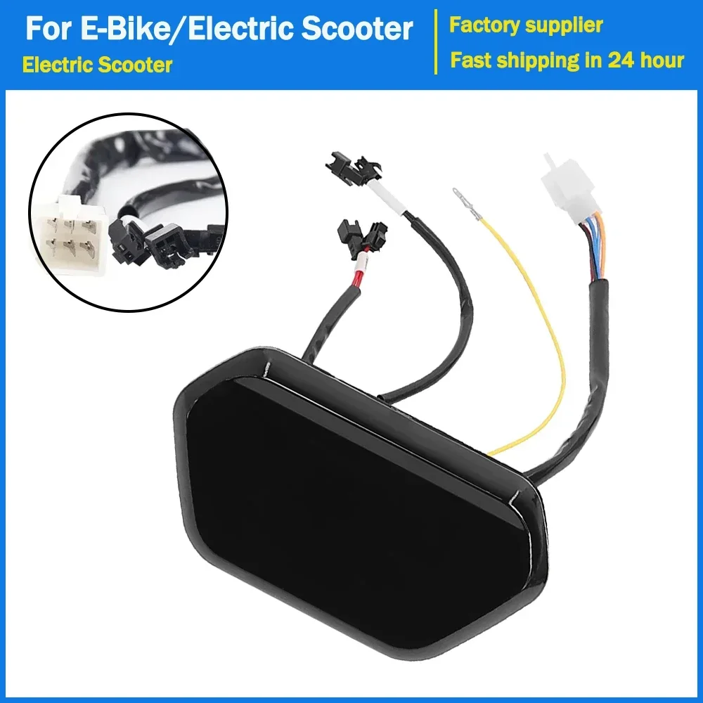 Elektrische Fahrrad Dashboard LCD Display Bildschirm Fahrrad Meter Bedienfeld für E-Bike Roller Dash Board Lcd-computer-geschwindigkeitsmesser-grüne Teile Image