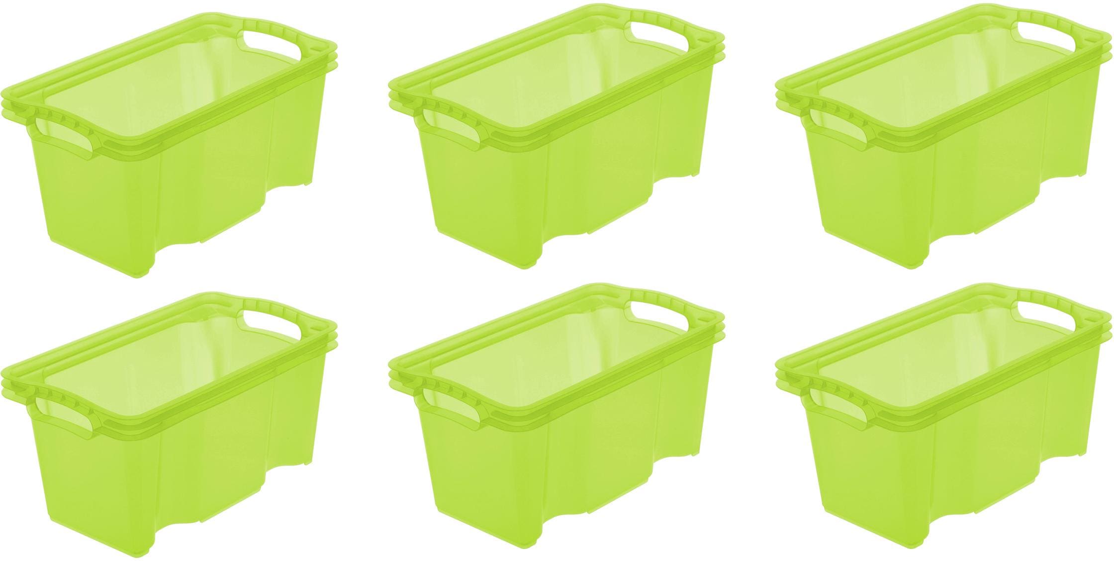Organizer KEEEPER "franz", grün, B:21cm H:15cm T:35cm, Kunststoff, Aufbewahrungsboxen, Aufbewahrungsbox, 6,5 Liter, hochwertiger Kunststoff