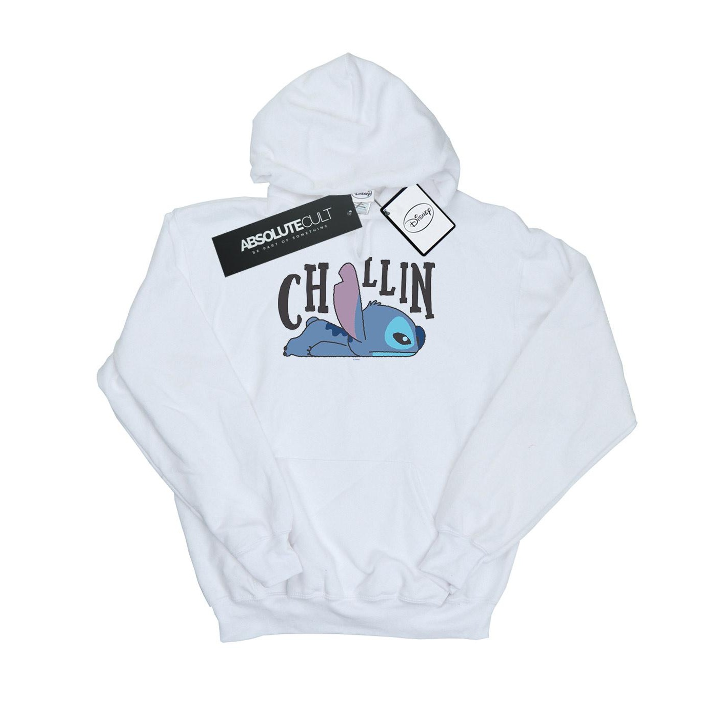 Disney Mädchen Lilo und Stitch Chillin Hoodie (weiß) Image