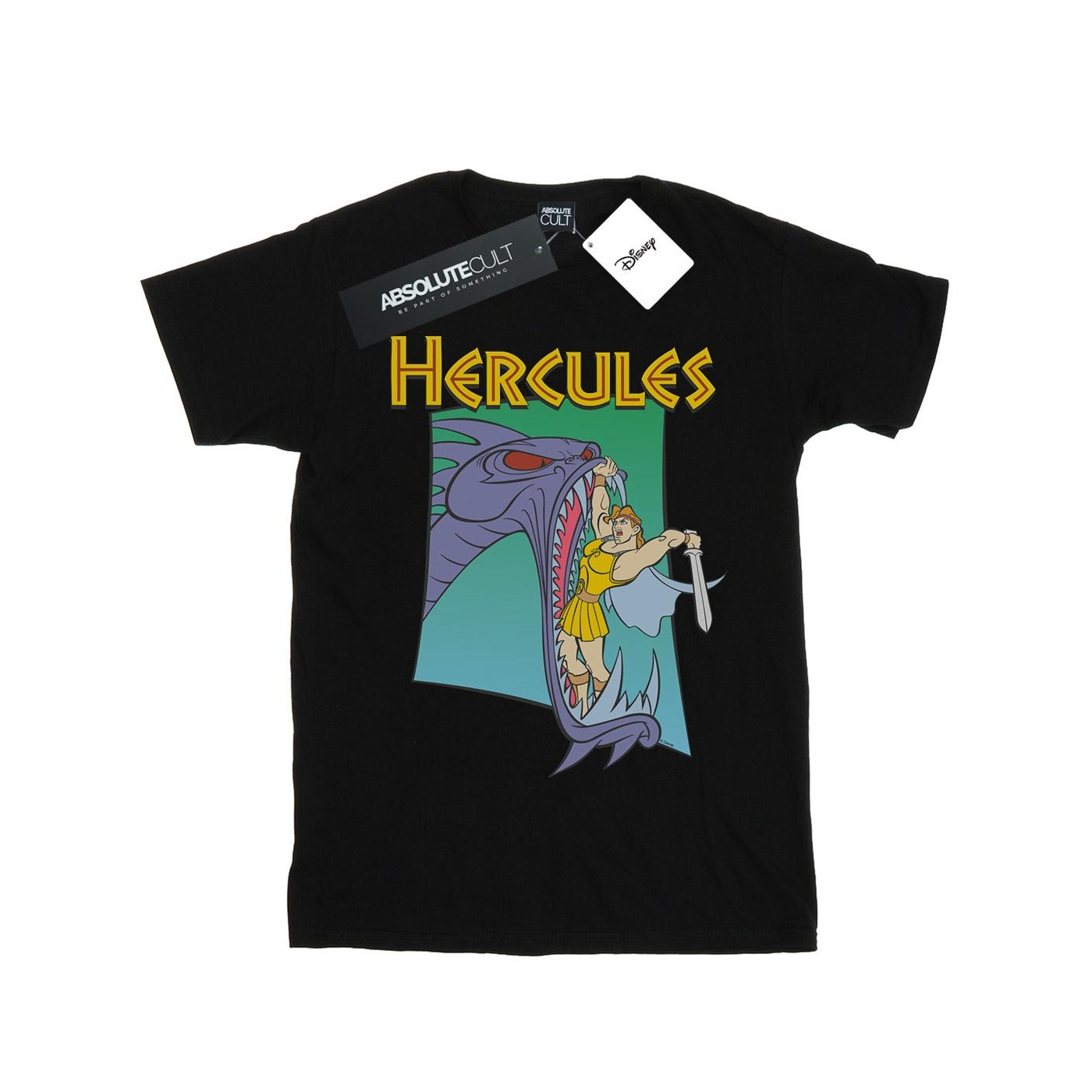 Disney - "Hercules Hydra Fight" T-Shirt für Herren (Schwarz) Image