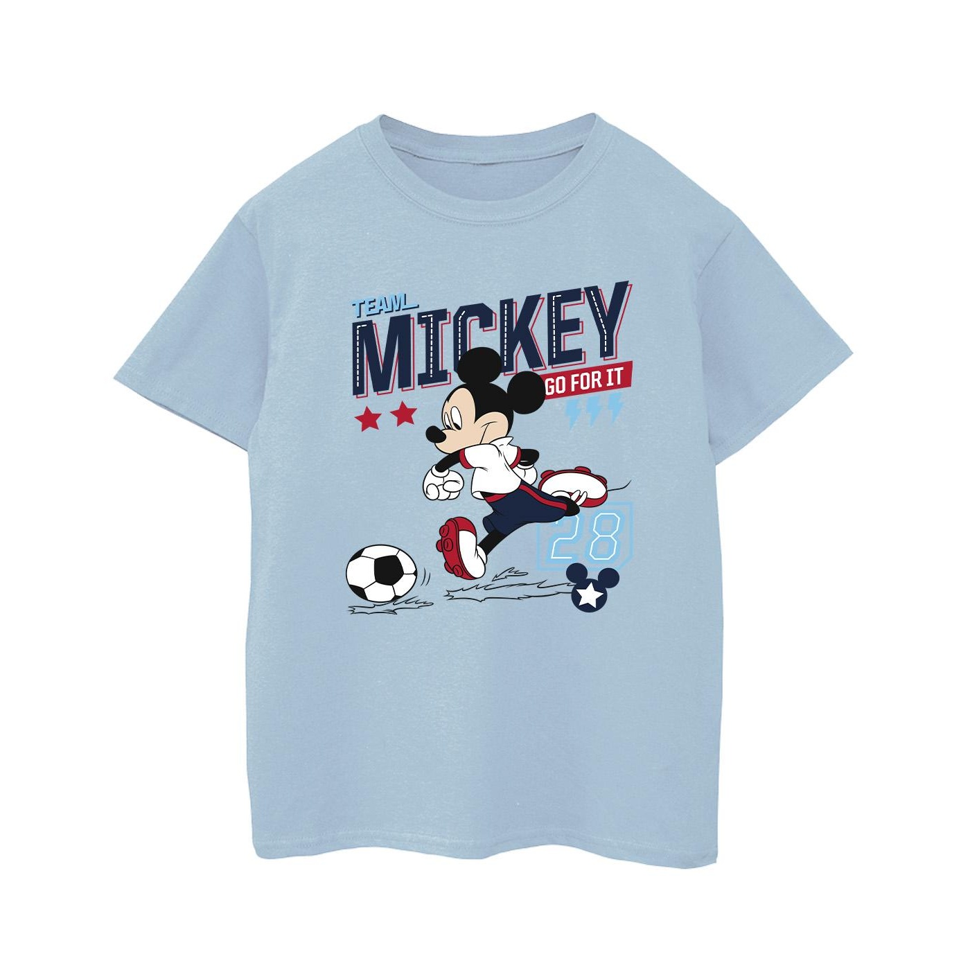 Disney - "Team Football" T-Shirt für Jungen (Babyblau) Image