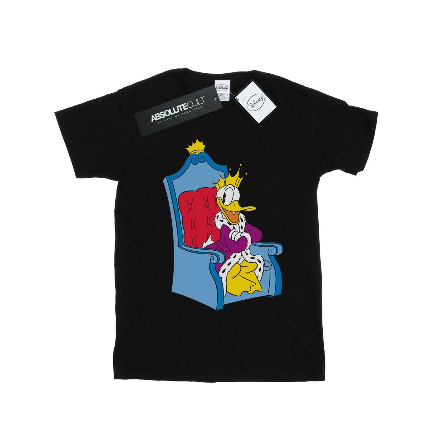 Disney - "Donald Duck King Donald" T-Shirt für Jungen (Schwarz) Image