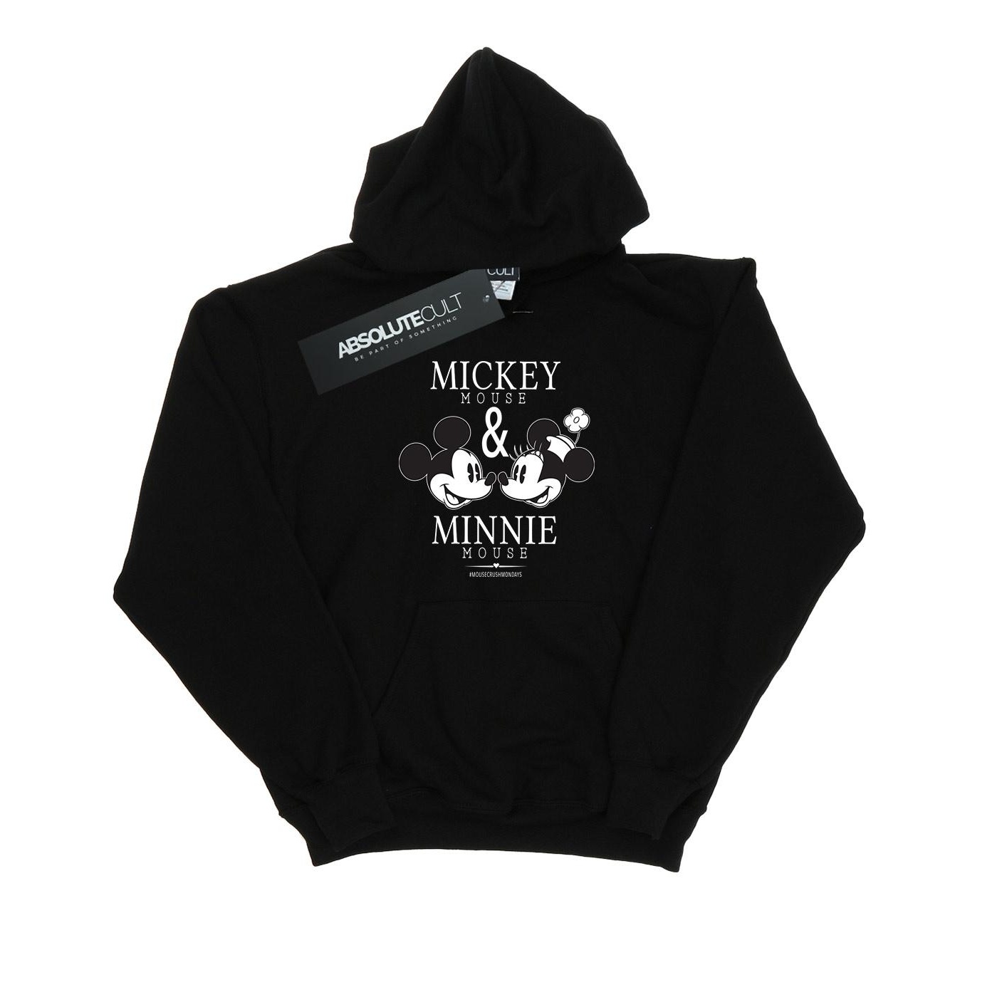 Disney - "Mickey And Minnie Mouse Mousecrush Mondays" Kapuzenpullover für Mädchen (Schwarz) Image