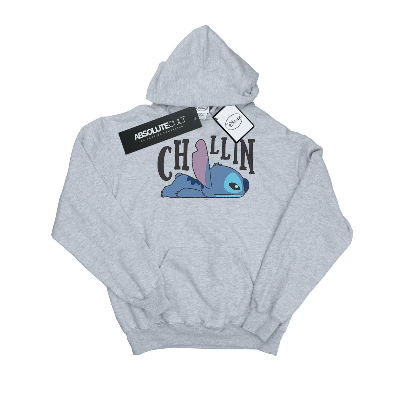 Disney Mädchen Lilo und Stitch Chillin Hoodie (Sport grau) Image