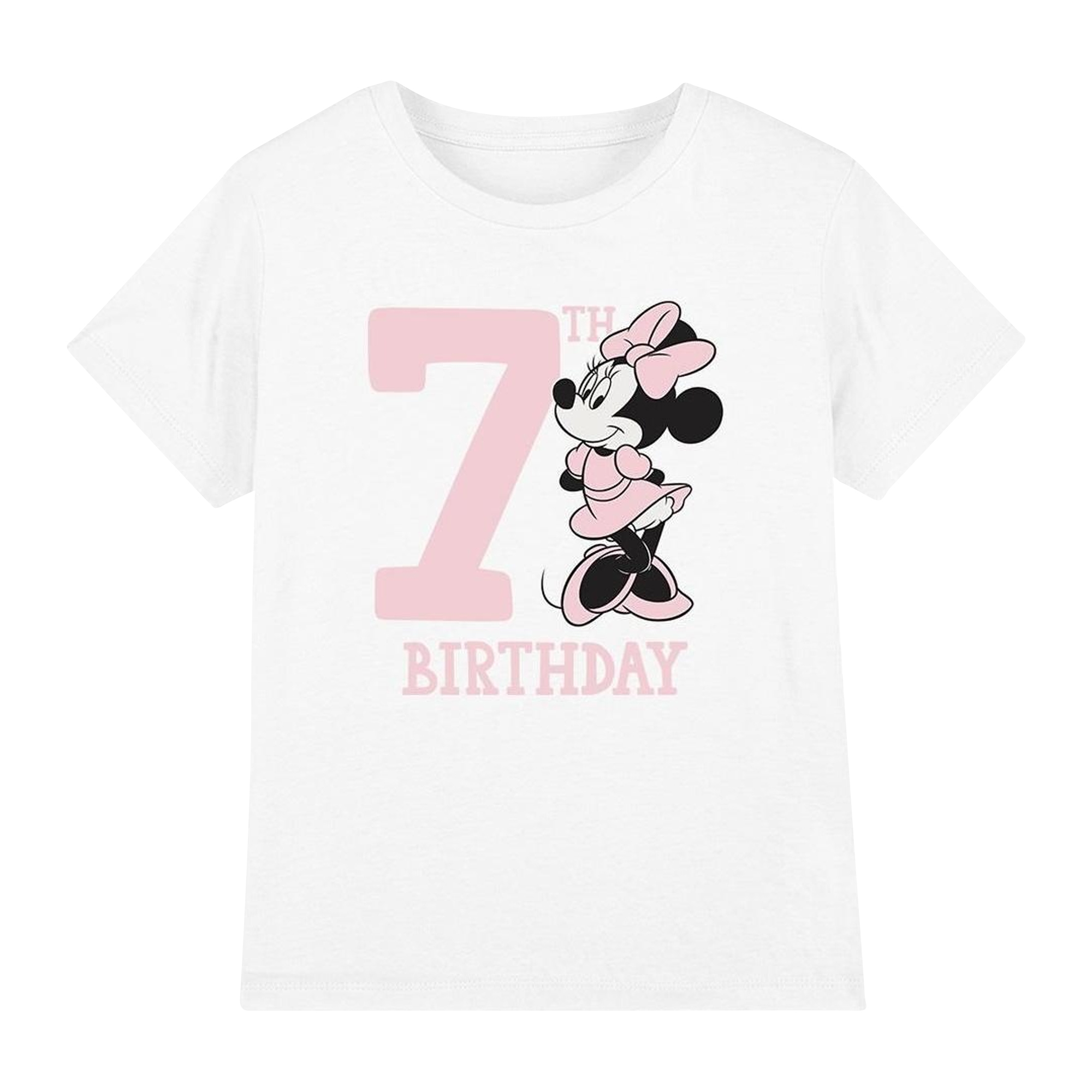 Disney - T-Shirt für Kinder - 7. Geburtstag (Weiß) Image