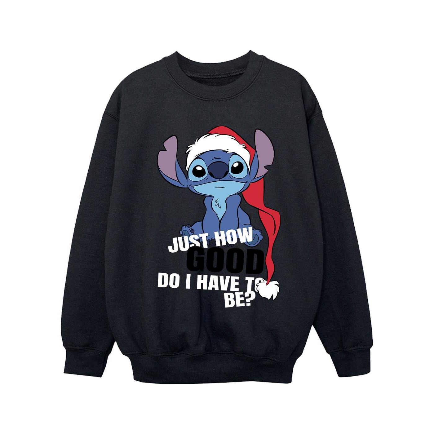 Disney - "Lilo & Stitch Just How Good" Sweatshirt für Mädchen (Schwarz) Image