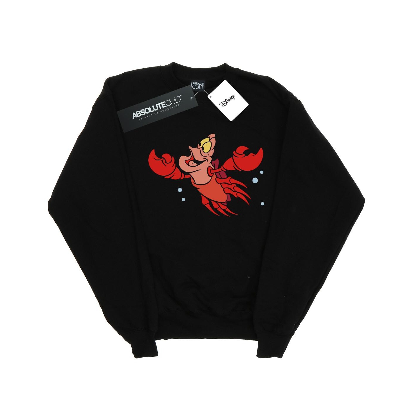Disney - "The Little Mermaid Sebastian Bubbles" Sweatshirt für Mädchen (Schwarz) Image