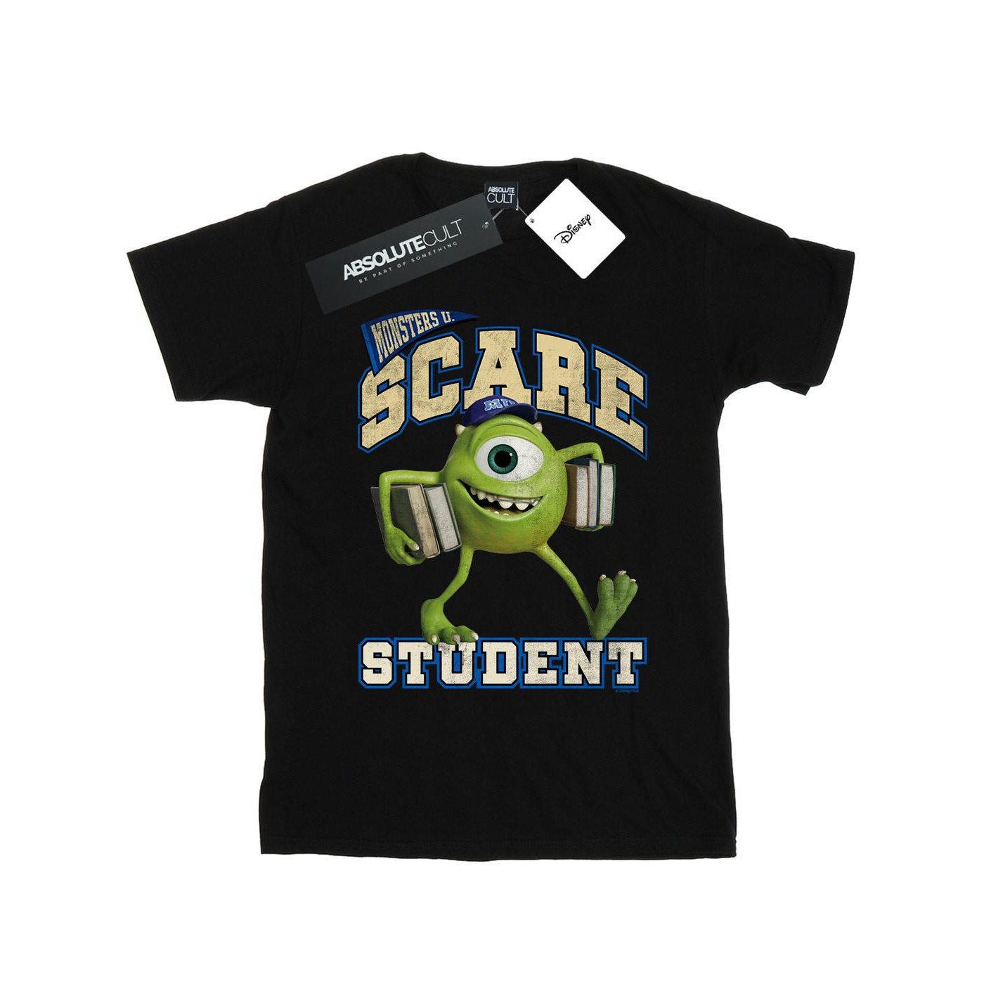 Disney - "Monsters University Scare Student" T-Shirt für Mädchen (Schwarz) Image
