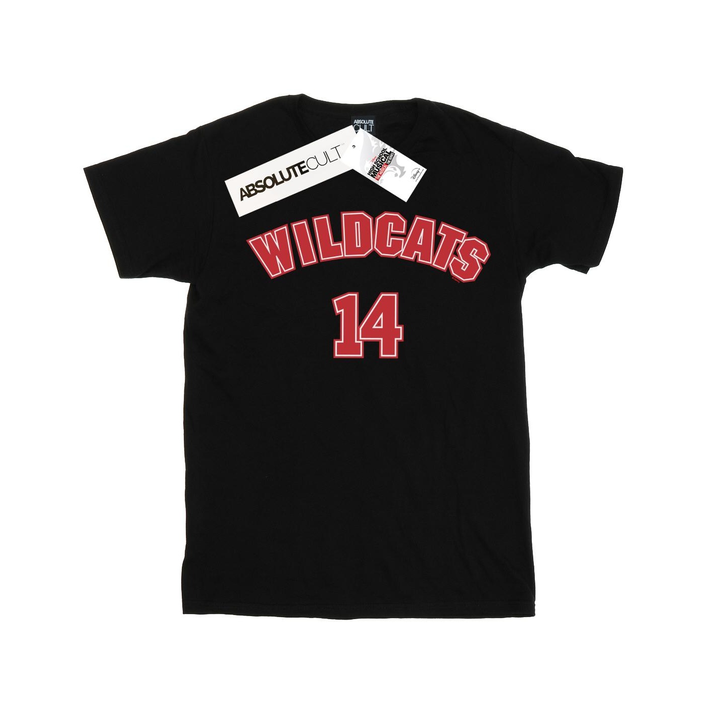 Disney - "High School Musical The Musical Wildcats 14" T-Shirt für Mädchen (Schwarz) Image