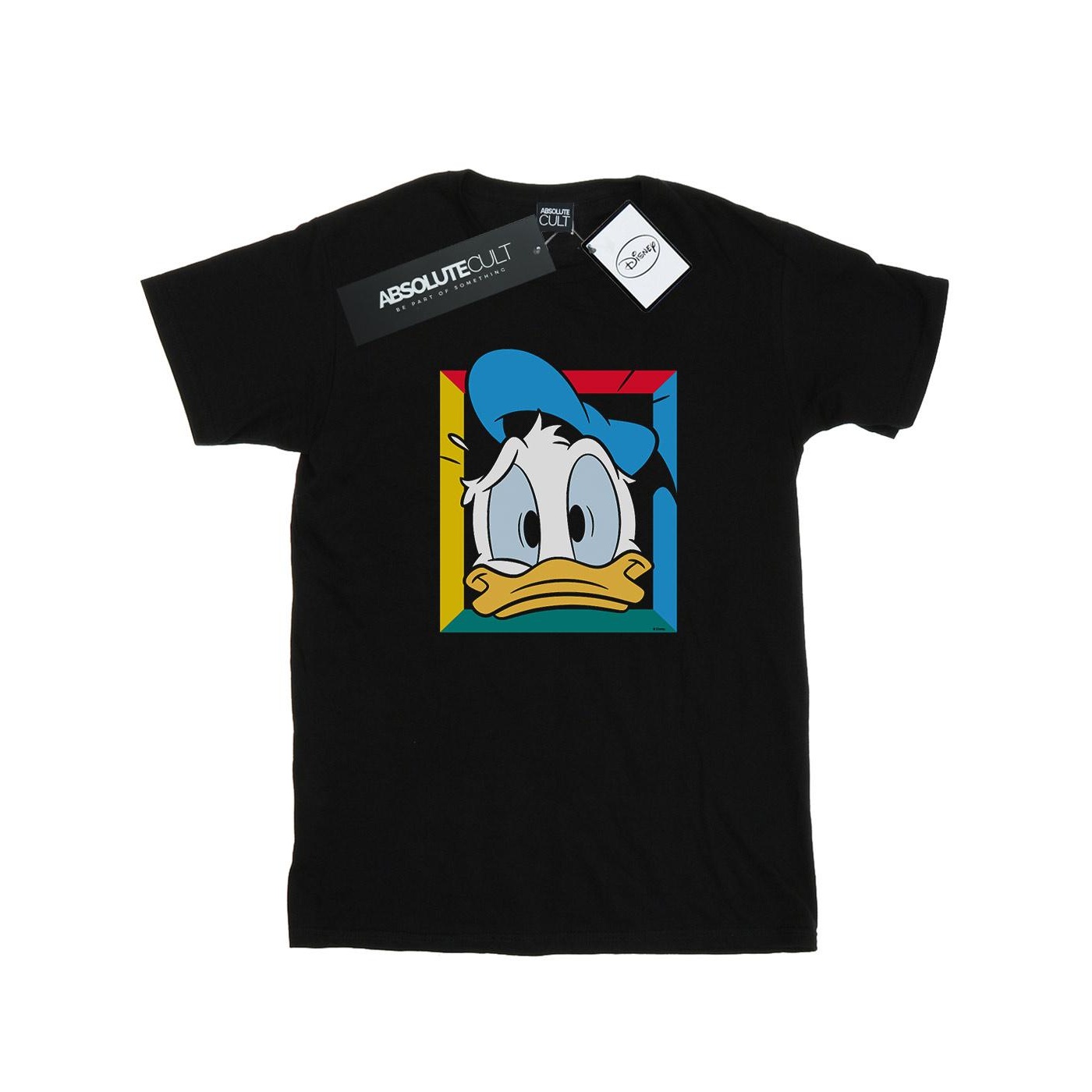 Disney - "Donald Duck Panicked" T-Shirt für Mädchen (Schwarz) Image