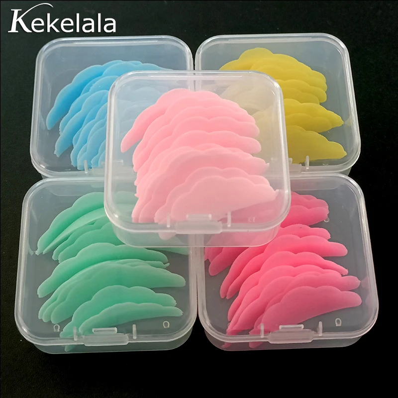 10 pz Riutilizzabile Kit di Sollevamento Ciglia Laminazione In Silicone Pad Ciglia Perm Aste 3D Estensione Ciglia Bigodino Pad Strumento di Trucco