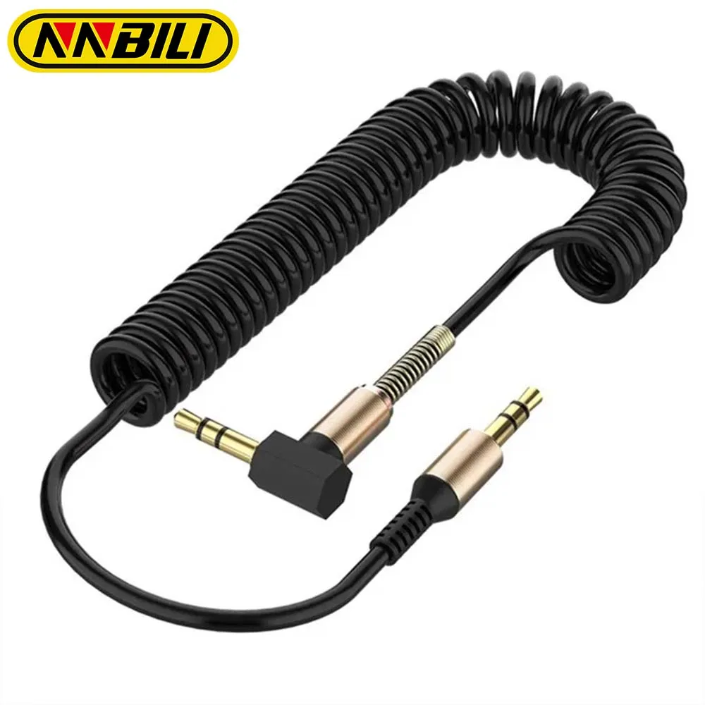 3,5 mm Klinke Audiokabel Jack 3,5 mm Stecker auf Stecker Audio Aux Kabel für Samsung Auto Kopfhörer Lautsprecher Draht Linie Aux Kabel Lautsprecher Image