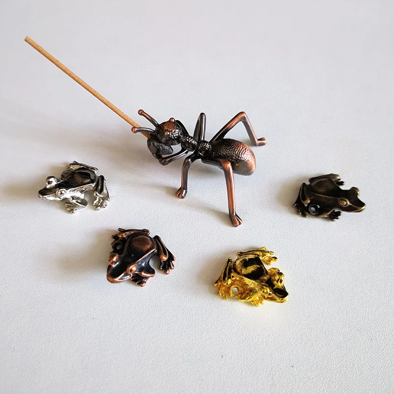 Kreative Metall Tier Weihrauch Brenner Kleine Für Weihrauch Sticks Ant Schildkröte Frosch Schnecke Legierung Weihrauch Halter Image