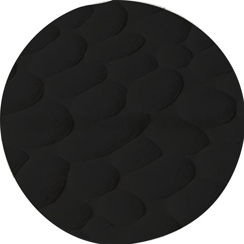 Doormat Bathroom Rugs Coral Fleece Fan-Shaped Small Stone Bath Mat for Home Shower Room Non-Slip Doorway Floor Mat Absorbent and Comfortable for Bathroom Use