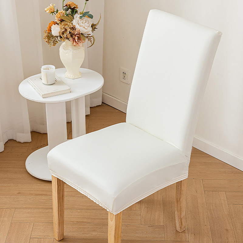 Leather Chair Cover Waterproof Oil-Resistant Slip-Resistant Thickened Solid Color Chair Slipcover for Home Dining Room Protection and Easy Maintenance