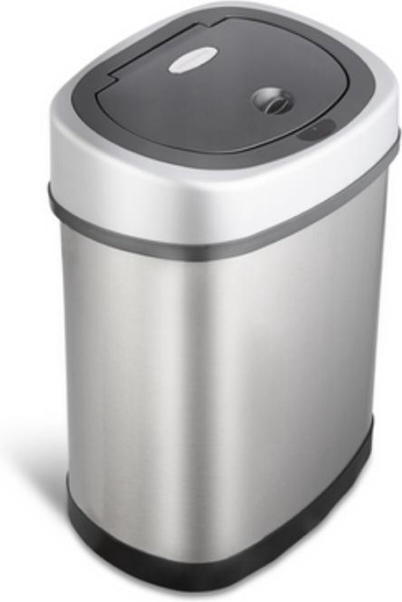 Rijoka Sensor Mülleimer 12L – Edelstahl – Soft Close – Fingerabdruck frei – Modern Design Image
