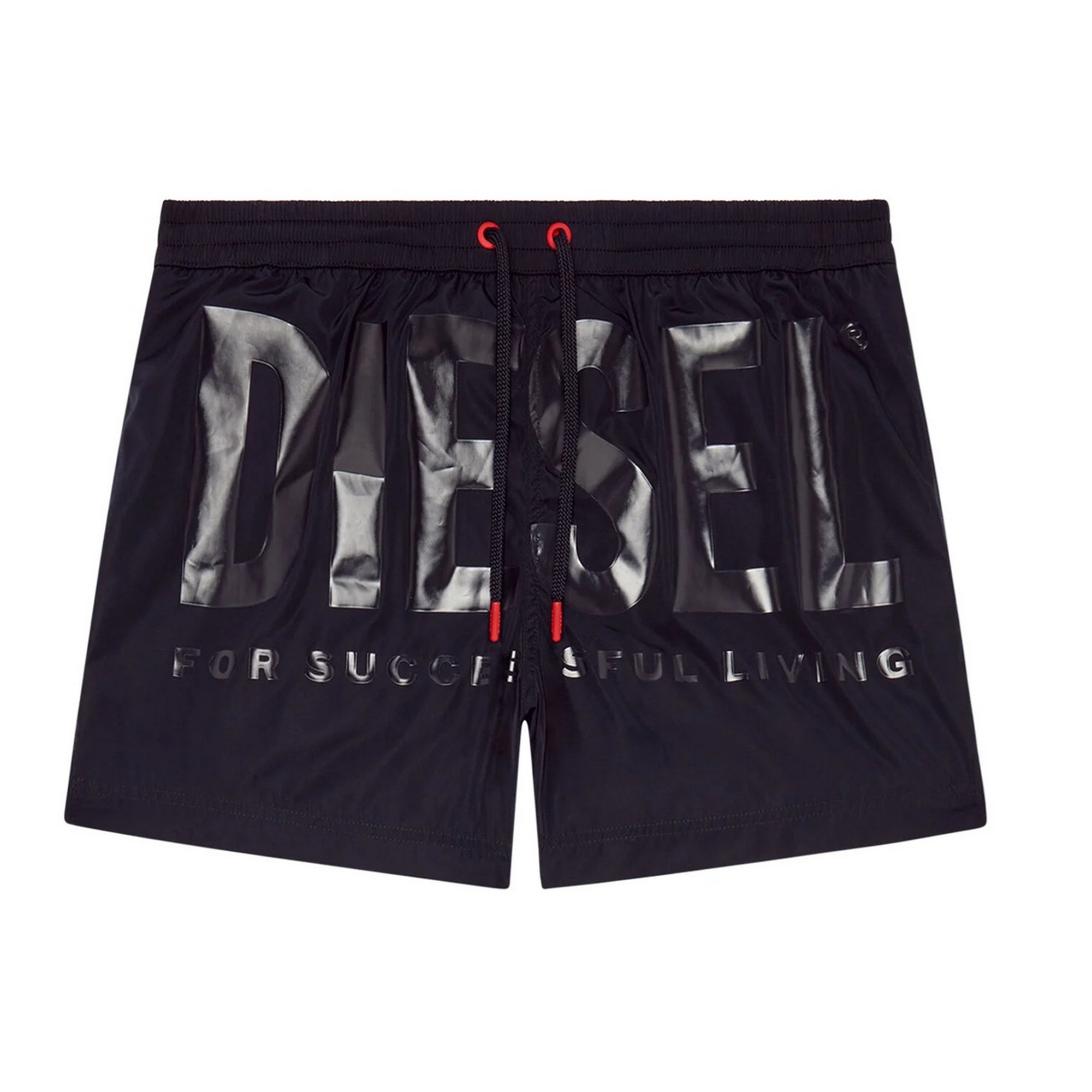 Diesel Herren BMBX-Ken-37 Allover-Print Boardshorts (Schwarz) Image