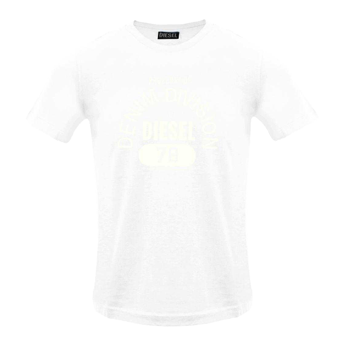 Diesel - "Property Of Denim Division" T-Shirt für Herren (Weiß) Image