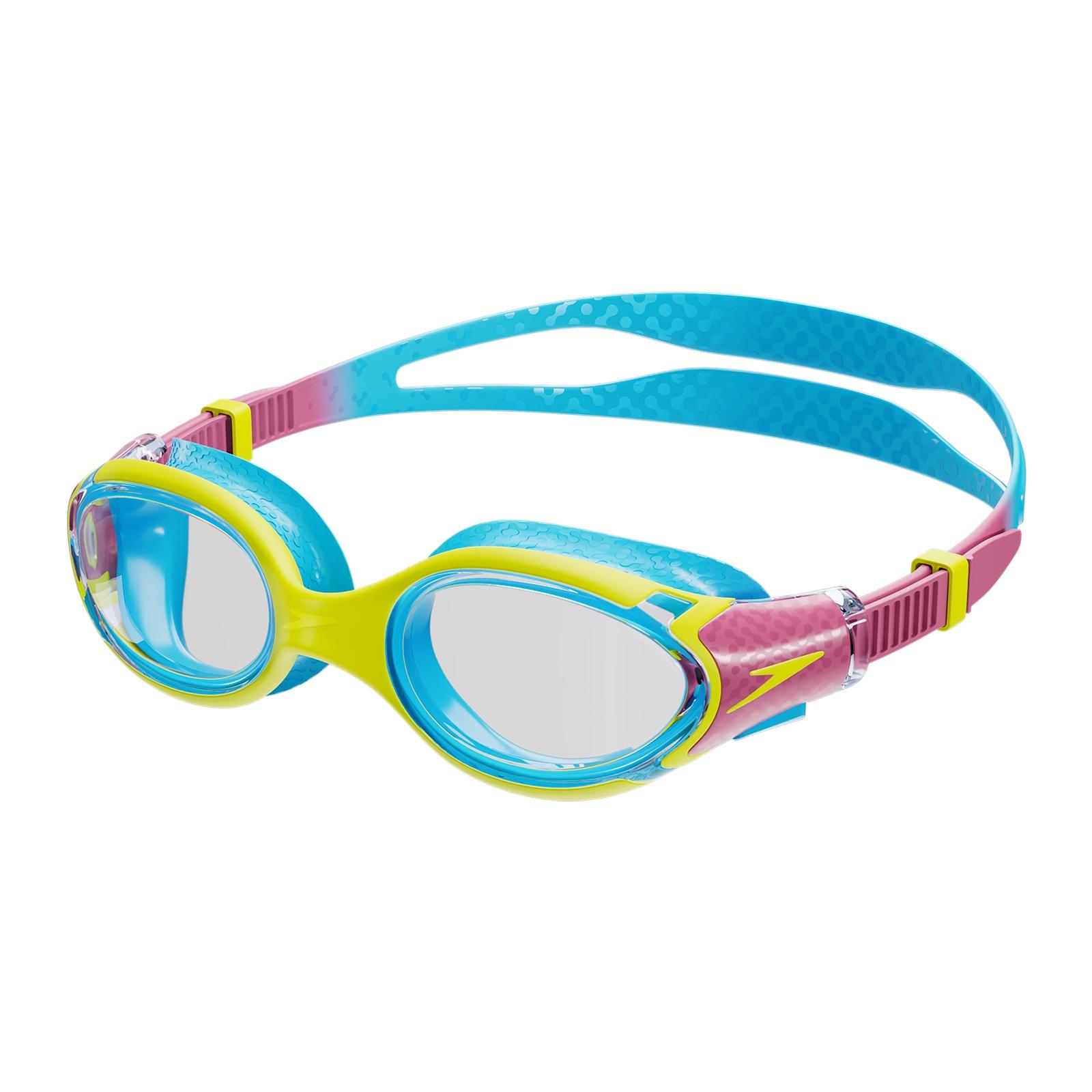 Speedo - "2.0" Passt sich dem Gesicht an Schwimmbrille 2024 für Kinder (Gelb/Pink) Image