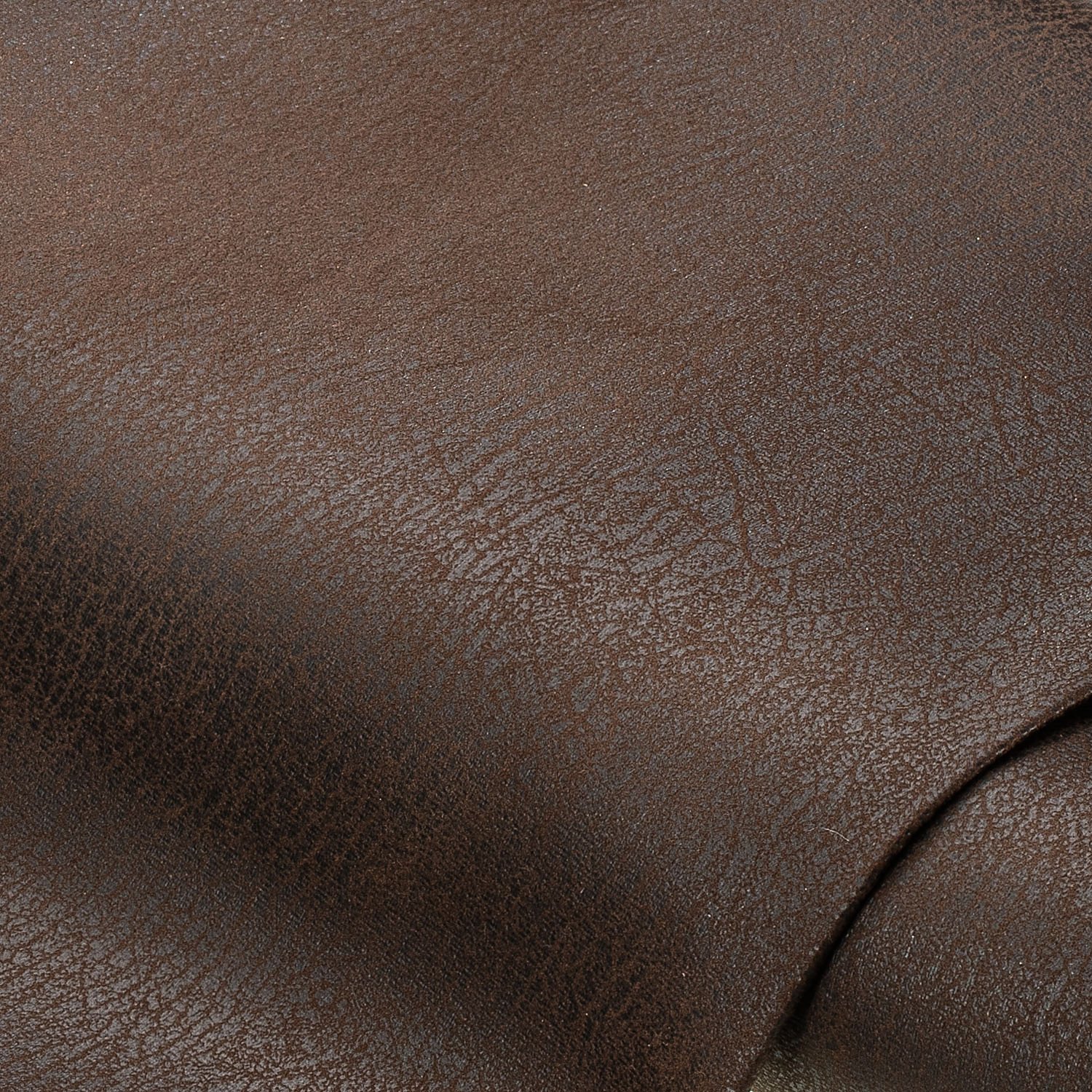 Weiches Kunstleder in Antik-Optik, schokobraun Image