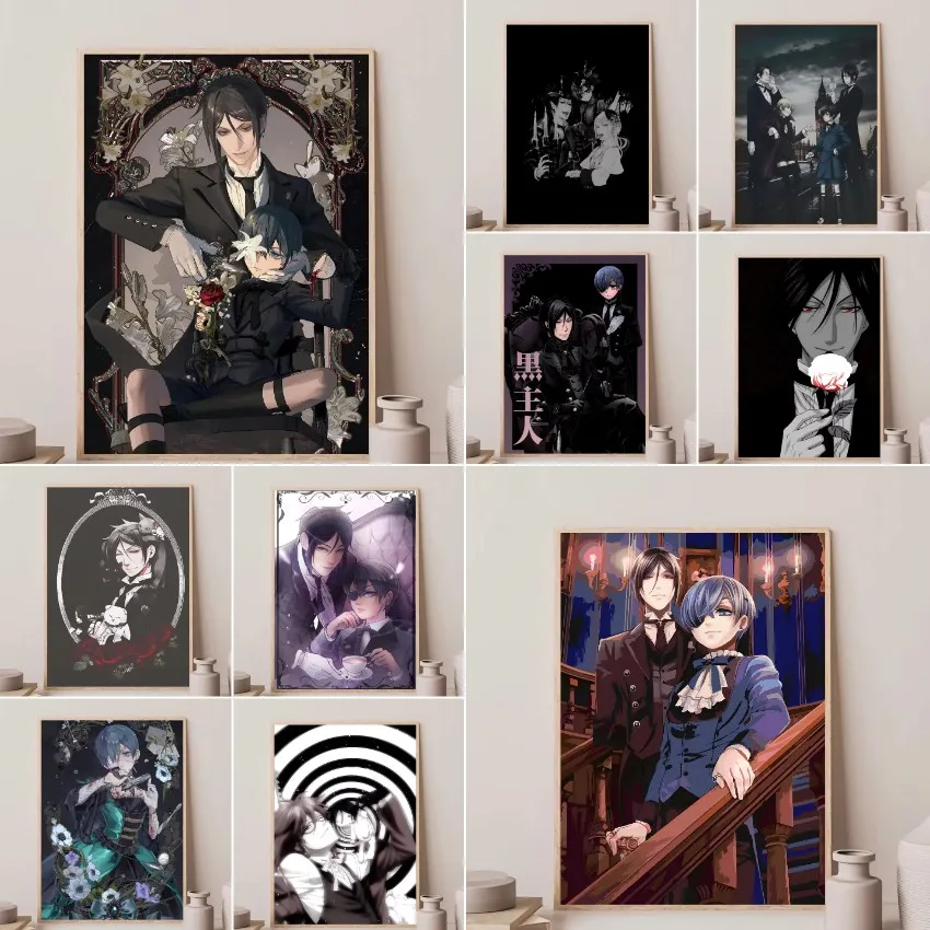 Diamantmalerei Beliebte klassische Comic-Anpassung Black Butler Home Room Bar Coffee Shop Dekoration Kunstwand Image